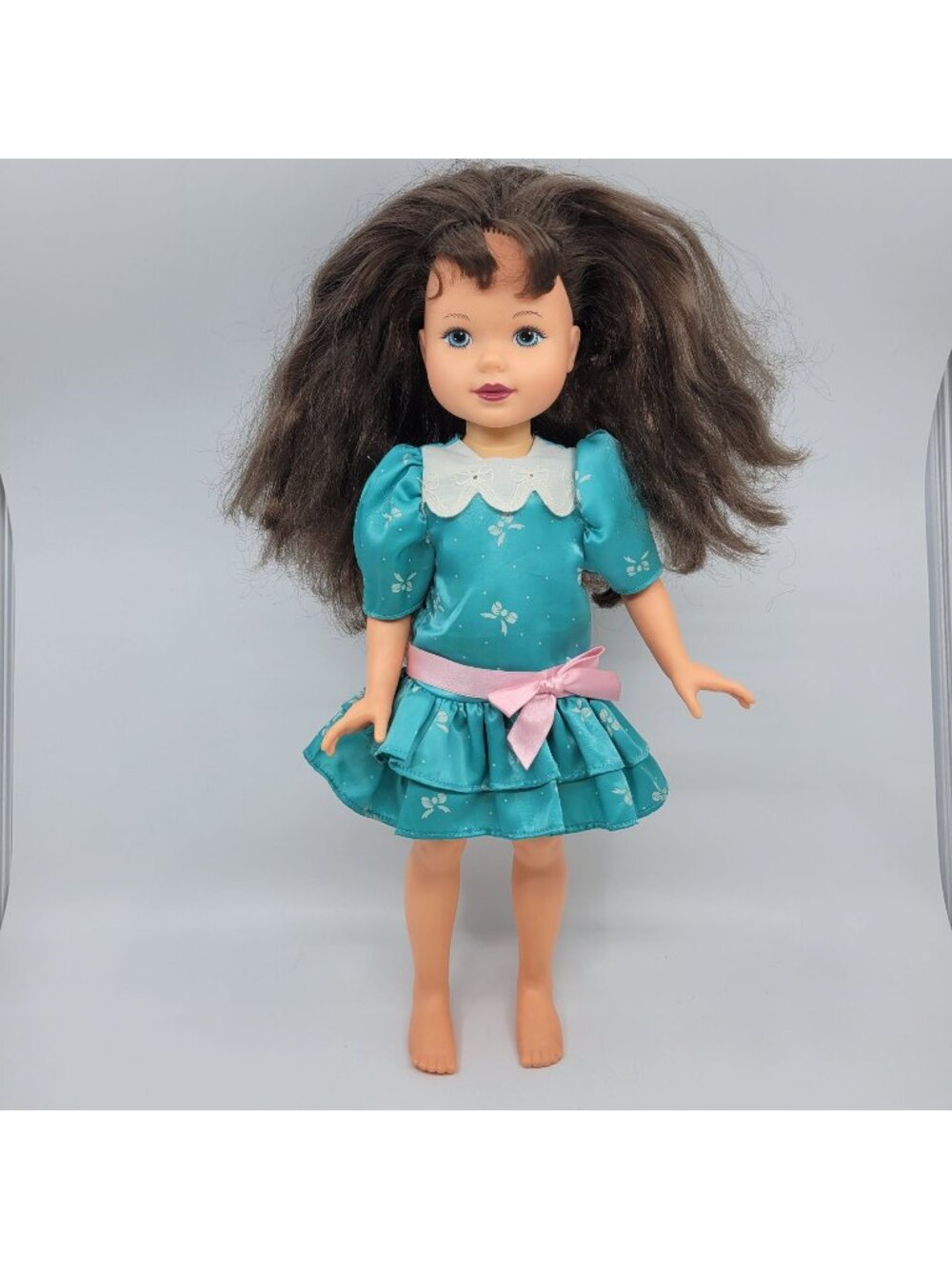 Hasbro My Beautiful Doll MARISSA 17" Fashion Frendship Doll Vintage 1988 Teal